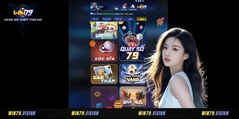 Những trò chơi hấp dẫn khác tại Win79